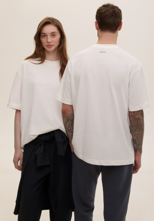 Футболка oversize unisex белая Футболка oversize unisex белая